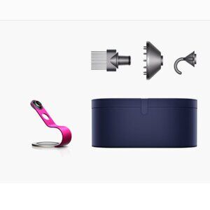 Dyson Hair Dryer Accessories Bundle (Case, Attachments, Mat, Stand)
